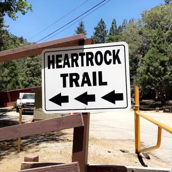 Heart Rock - Sign next to Camp Seely. - Hiking Near Me - Crestline, California Heart Rock - Sign next to Camp Seely. - Hiking Near Me - Crestline, California