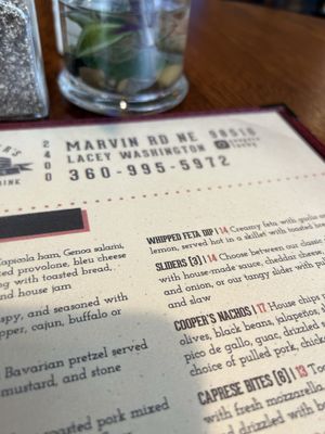 Menu photo 4 Cooper's Food & Drink Lacey, WA Menu photo 4 Cooper's Food & Drink Lacey, WA