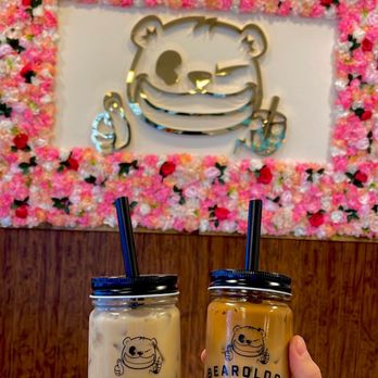 Bearology - left: Original Milk Tea right: Coffee Milk Tea - Bubble Tea Near Me - Vernon Hills, Illinois Bearology - left: Original Milk Tea right: Coffee Milk Tea - Bubble Tea Near Me - Vernon Hills, Illinois