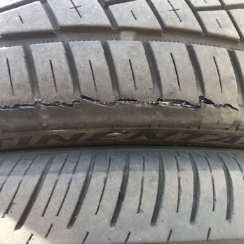 Tires Experts - That was the damaged discovered on my tire! Yikes! - Tires Near Me - Orangevale, California
