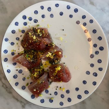 Chubby Fish - Yellowfin Tuna Crudo - Seafood Near Me - Charleston, South Carolina