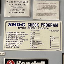 Smog check prices