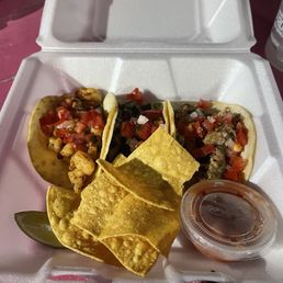 Shrimp, steak and pork tacos Shrimp, steak and pork tacos