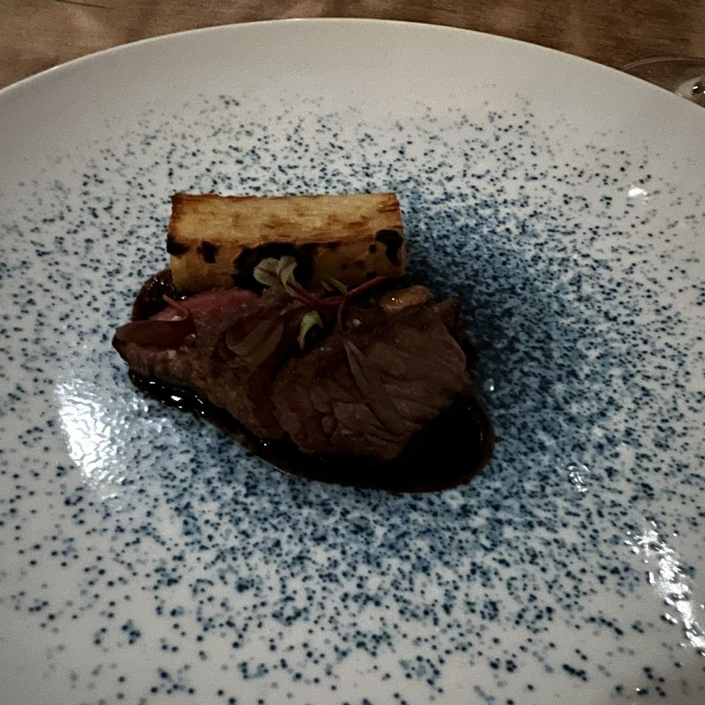ADEGA Restaurant - Beef with potato stack - Portuguese Near Me - San Jose, California
