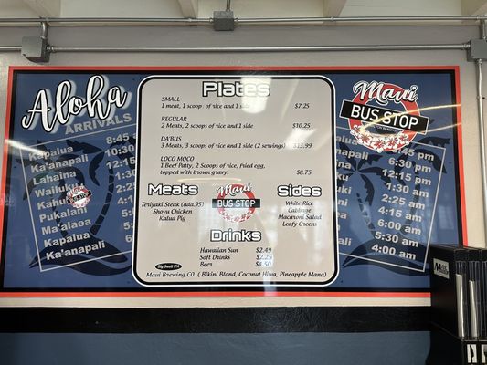 Menu photo 4 Maui Bus Stop Fort Walton Beach, FL Menu photo 4 Maui Bus Stop Fort Walton Beach, FL