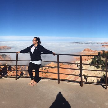 Cedar Breaks National Monument - Trying not to look like I was freezing in flip flops - Landmarks & Historical Buildings Near Me - Brian Head, Utah