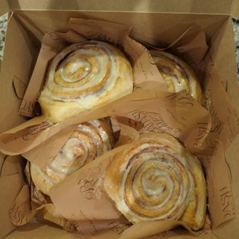 Badash Bakes - Box of cinnamon rolls - Bakeries Near Me - Pasadena, California