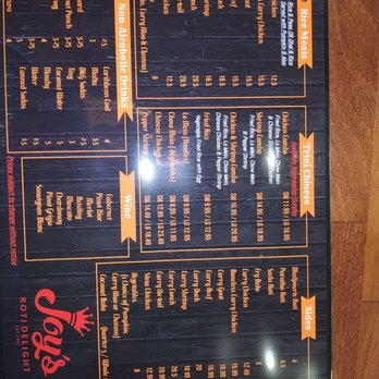 Joy's Roti Delight - Menu - Indian Near Me - Lauderhill, Florida