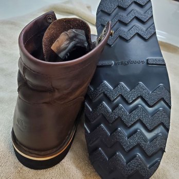 Shoe Clinique - After, Danner Bull Run resoled, Black goodyear sole - Shoe Repair Near Me - Montclair, California Shoe Clinique - After, Danner Bull Run resoled, Black goodyear sole - Shoe Repair Near Me - Montclair, California