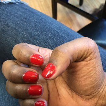 Kim's Nails - You can see lines in the finger nails - Nail Salons Near Me - Shoreline, Washington