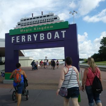 Ferry Boat - Magic Kingdom - Going on the ferry - Amusement Parks Near Me - Orlando, Florida