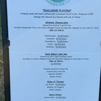 Ice N Easy Shaved Ice - Menu - Shaved Ice Near Me - Cleburne, Texas Ice N Easy Shaved Ice - Menu - Shaved Ice Near Me - Cleburne, Texas
