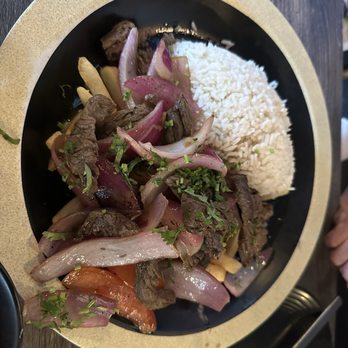 Micas - Beef lomo saltado - Peruvian Near Me - Rancho Cucamonga, California Micas - Beef lomo saltado - Peruvian Near Me - Rancho Cucamonga, California