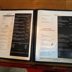 Willis Sports Bar - Inside menu