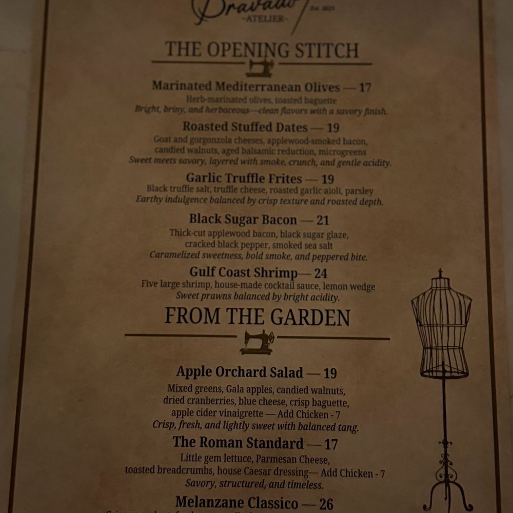 Bravado - Menu - Tapas/Small Plates Near Me - Covina, California