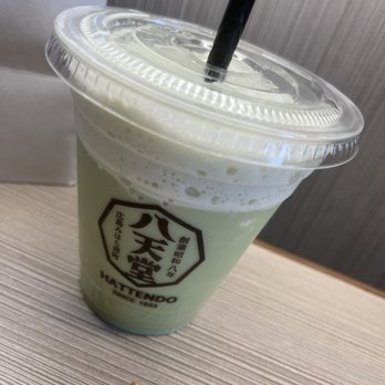 Hattendo - Matcha Ice blended drink - Desserts Near Me - Markham, Ontario