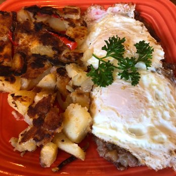 Little Purity - Two eggs over easy over corned beef hash - Diners Near Me - Brooklyn, New York