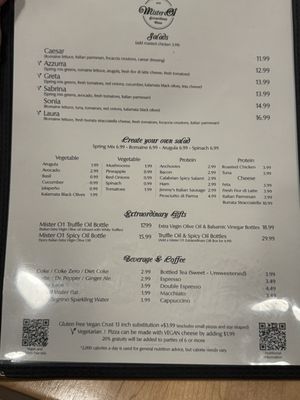 Menu photo 3 Mister O1 Extraordinary Pizza Turtle Creek Dallas, TX Menu photo 3 Mister O1 Extraordinary Pizza Turtle Creek Dallas, TX