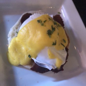 Agora DC - Pastirma Eggs Benedict - Mediterranean Near Me - Washington, DC, District of Columbia