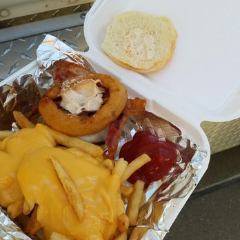 Speedway Eatery - Speedway burger and cheese fries. - Food Trucks Near Me Speedway Eatery - Speedway burger and cheese fries. - Food Trucks Near Me