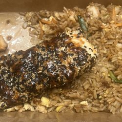 Mack's American Bar & Grill - Sesame Coated Salmon Teriyaki (special item)