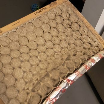 In N Out Air - Nasty old filter that was blocking any and all air from getting out and circulating through our apartment. - Heating & Air Conditioning/HVAC Near Me In N Out Air - Nasty old filter that was blocking any and all air from getting out and circulating through our apartment. - Heating & Air Conditioning/HVAC Near Me