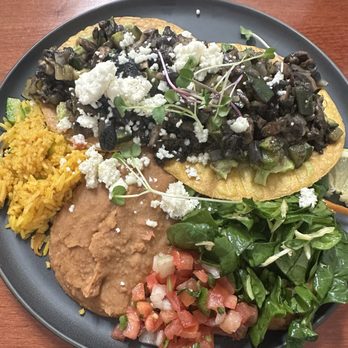 Tumerico - Mushroom Tostados - Vegan Near Me - Tucson, Arizona