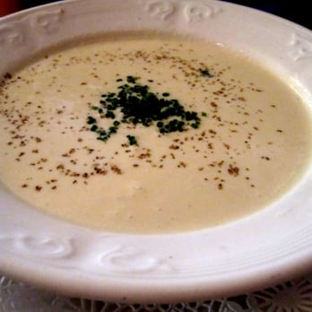 Petit Louis Bistro - Vichyssoise (chilled potato and leek soup) - French Near Me - Baltimore, Maryland