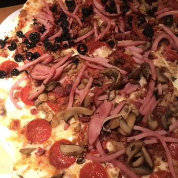 Pizza Sam's - Meat lovers with mushrooms - Pizza Near Me - Midland, Michigan