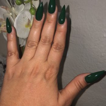 Blue Bliss Nails Spa - Fresh Stiletto Set - Nail Salons Near Me - Chandler, Arizona