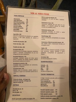 Menu photo 3 Mr. & Mrs. Fish Bucerias, NAY
