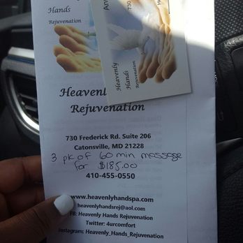 Heavenly Hands Rejuvenation - Massage Therapy Near Me - Catonsville, Maryland