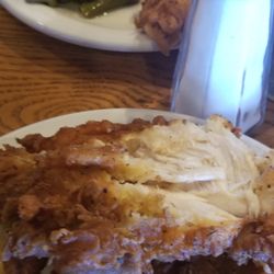 Not done Chicken Fried Chicken (My order)