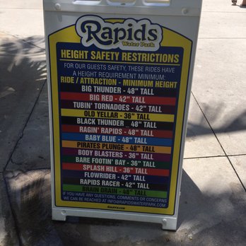 Rapids Waterpark - Height requirements - Water Parks Near Me - Riviera Beach, Florida Rapids Waterpark - Height requirements - Water Parks Near Me - Riviera Beach, Florida