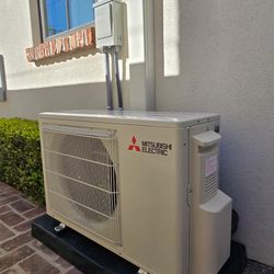 Howie's Heating and Air - Installation of a 115V Mitsubishi mini split  system.