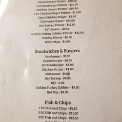 Me and the Mrs - Menu 2