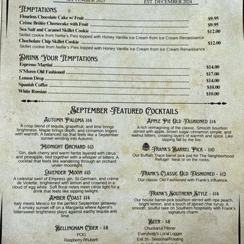 The Neighborhood Refuge - Drink Menu - Salad Near Me - Ridgefield, Washington The Neighborhood Refuge - Drink Menu - Salad Near Me - Ridgefield, Washington