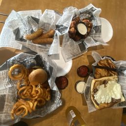 Cheese burger slider Cheese burger slider
