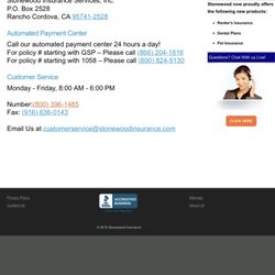 Stonewood Insurance Services - Number