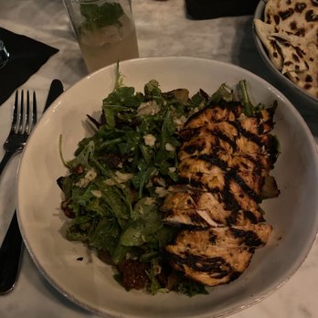 Varley - Grilled Pear and Goat Cheese w/ Grilled Chicken (sub goat cheese for Manchego) - Cocktail Bars Near Me - Salt Lake City, Utah