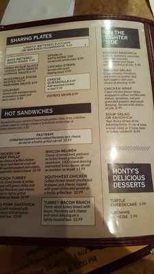 Menu photo 7 Montgomery's Grill & Saloon Vail, AZ Menu photo 7 Montgomery's Grill & Saloon Vail, AZ