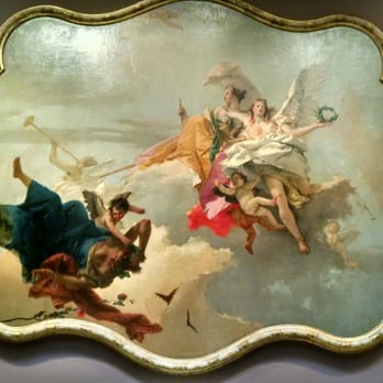 Norton Simon Museum - Giovanni Battista Tiepolo (Italian, 1696-1770) The Triumph of Virtue and Nobility over Ignorance c. 1740-1750 - Art Museums Near Me - Pasadena, California