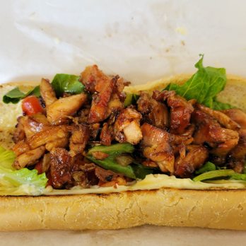 The Bourbon Bayou Bistro - Bourbon chicken sub sandwich. Mine is without cheese and banana peppers. - Chicken Shop Near Me - Fairborn, Ohio The Bourbon Bayou Bistro - Bourbon chicken sub sandwich. Mine is without cheese and banana peppers. - Chicken Shop Near Me - Fairborn, Ohio