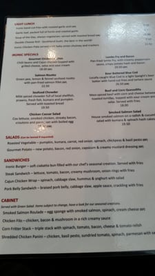 Menu photo 2 Ironic Cafe & Bar Dunedin, OTA