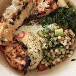 Lemon Garlic Chicken Santorini Bowl Lemon Garlic Chicken Santorini Bowl