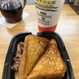 Texas Bacon Cheesesteak Melt to-go! Texas Bacon Cheesesteak Melt to-go!
