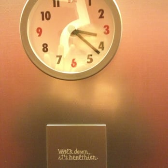 Casa Camper - Friendly and a bit quirky family atmosphere - sign next to the elevator, "Walk down - it's healthier." - Hotels Near Me - Berlin, BE
