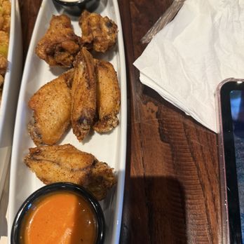 LongHorn Steakhouse - Seasoned Steakhouse Wings.. tasted like the one I make at home. Very Good. Hot sauce & Blue Cheese on the side. - Steakhouses Near Me - Hanover, Maryland LongHorn Steakhouse - Seasoned Steakhouse Wings.. tasted like the one I make at home. Very Good. Hot sauce & Blue Cheese on the side. - Steakhouses Near Me - Hanover, Maryland