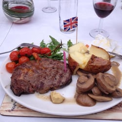 The Green Man - After shoot steak