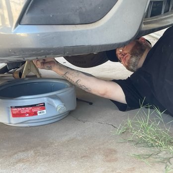 Goad Mobile Oil Change Services - Working on a 2018 Nissan Versa - Oil Change Stations Near Me Goad Mobile Oil Change Services - Working on a 2018 Nissan Versa - Oil Change Stations Near Me
